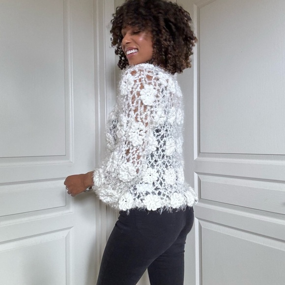 MonoReno Vintage Floral Knif Cardigan - Picture 11 of 11